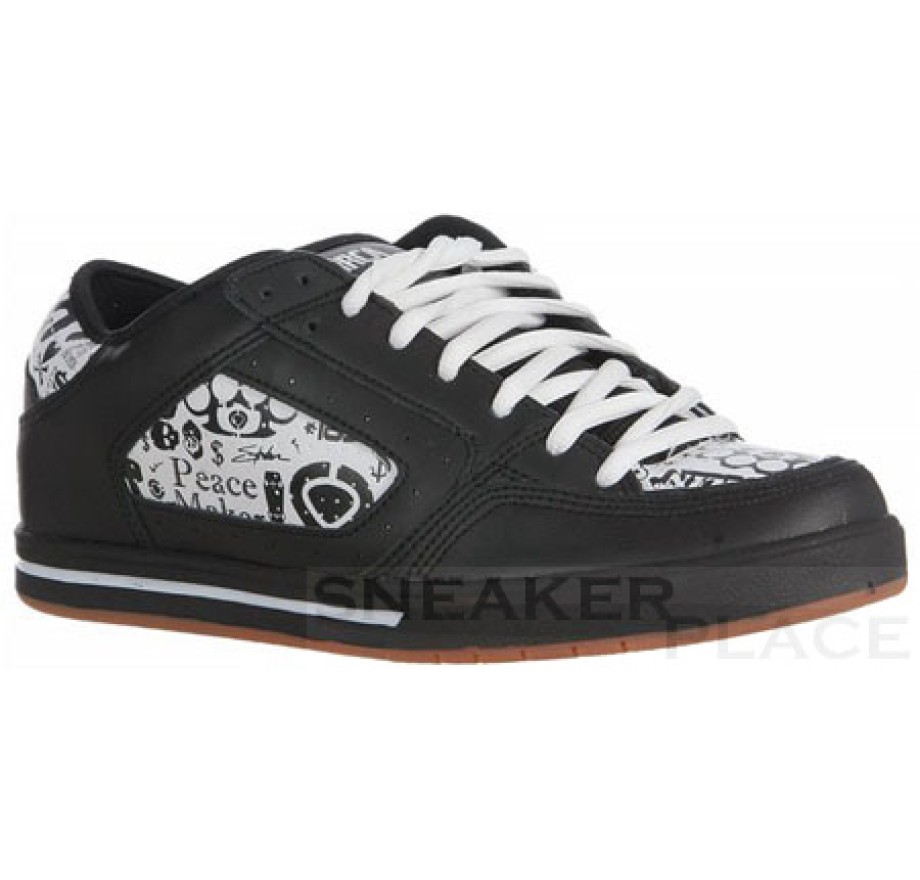 Circa 404 black white pay up shoes
