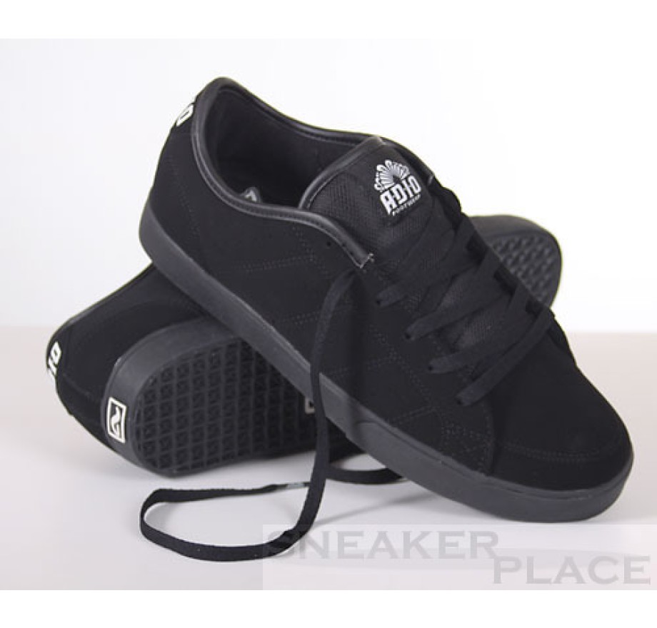 parcialidad invadir carril ADIO Drayton SL Men black-black-white shoes