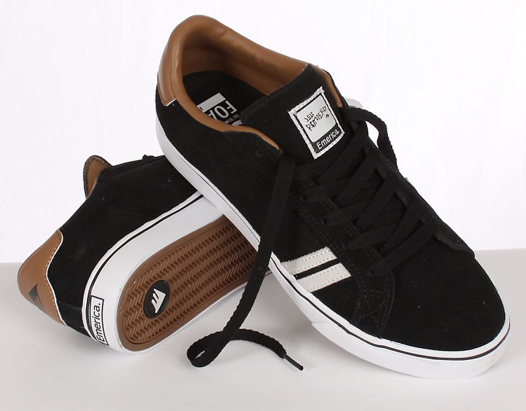 Emerica The Leo Skater Schuhe/Sneaker black/brown Größenauswahl 