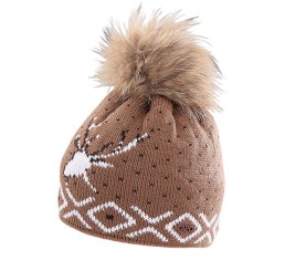 Capo Beanie-Strickmütze Tradition Brown