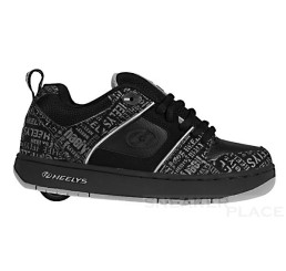 Heelys Typhoon - shoes with wheels black/charcoal