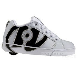 Heelys no Bones Lo White/Black - shoes with wheels